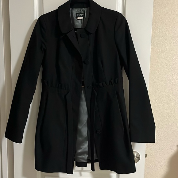 J. Crew Jackets & Blazers - J Crew Black Cotton Jacket / Coat - Size 4 - Great for Fall